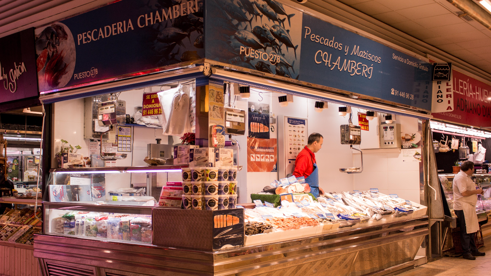 PESCADOS Y MARISCOS CHAMBERI