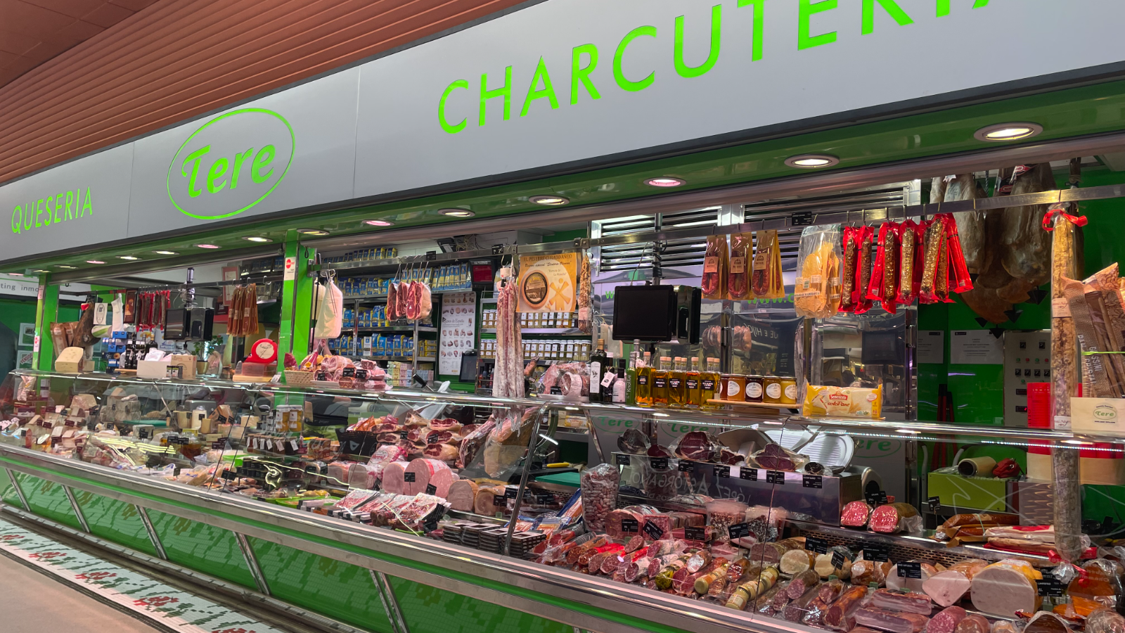 Selección gourmet de alimentación