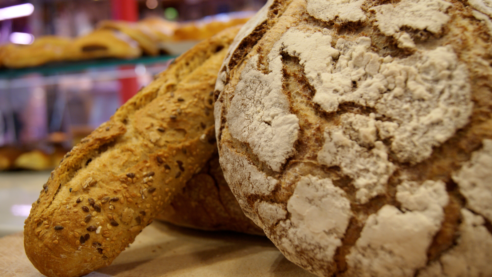 Gran variedad de panes artesanos