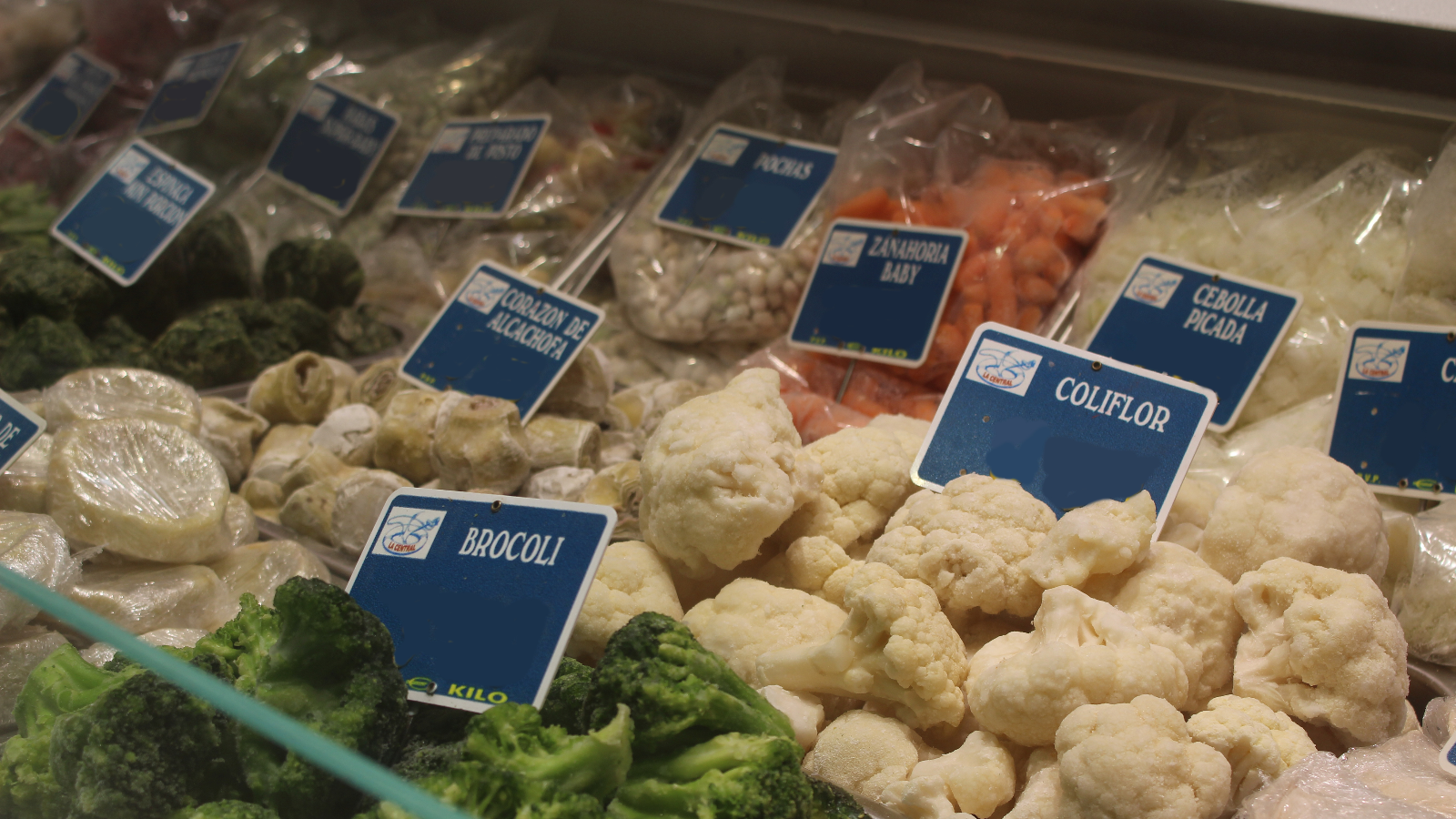 Infinidad de productos congelados