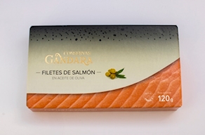 Filetes de salmón en aceite de oliva