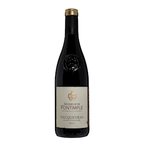 Rodano - Vacqueyras - Seigneur de Fontimple 2013 - vino tinto, 0.75 l