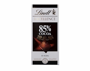 Chocolate Lindt Excellence 85% Cocoa Dark, 100 gramos