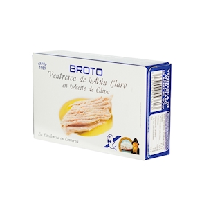 Ventresca de atún claro en aceite de oliva, 111 gramos