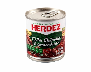 Chiles Chilpotles Enteros en Adobo, 215 gramos