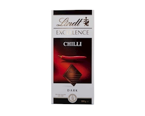 Chocolate Lindt Excellence Chilli Dark, 100 gramos