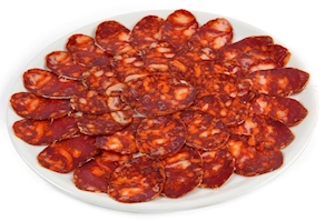 Chorizo bellota Azuaga - al corte, 200 gramos aprox.