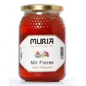Miel de flores Muria, 500 gramos