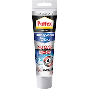 Silicona Pattex para baños y cocina 50ml transparente Henkel