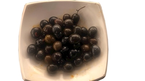 Aceitunas Negras Naturales aliñadas