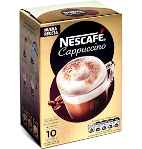 Nescafé cappuccino - 10 sobres, 140 gramos