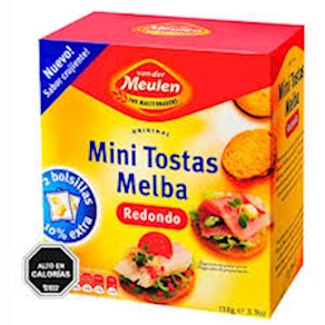Mini Tostadas Melba Redonda - 110 gr
