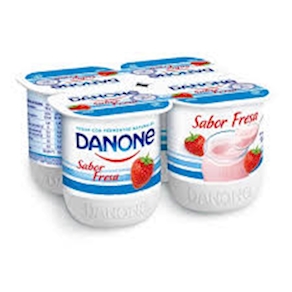 Yogurt sabor fresa - 4 unidades