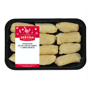 Croquetas de gallina de campo y jamón ibérico. 500 gr. Aprox.