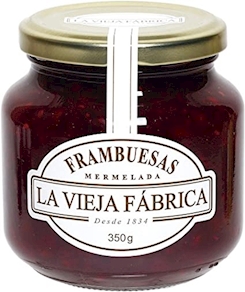 Mermelada La Vieja Fábrica - Sabor Frambuesa - frasco de 350 g
