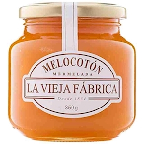 Mermelada La Vieja Fábrica - Sabor Melocotón - frasco de 350 g