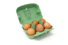 Huevos de corral tamaño M/L Campomayor.  6 unidades