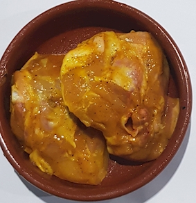 Contramuslos de pollo frescos al curry  1kg