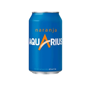 Aquarius Naranja. Lata 330 ml