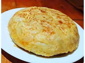 Tortilla Española Con Bacalao