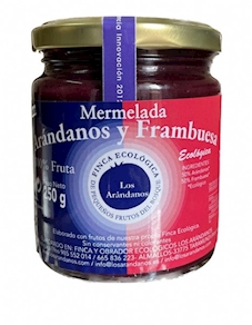 Mermelada Arandanos - Frambuesa - 250 gramos - Los Arandanos